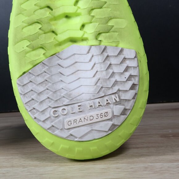Cole Haan Zerogrand 360 Outpace Shoes Mens Size 10.5 Gray Yellow Athletic C33646 - Picture 7 of 8